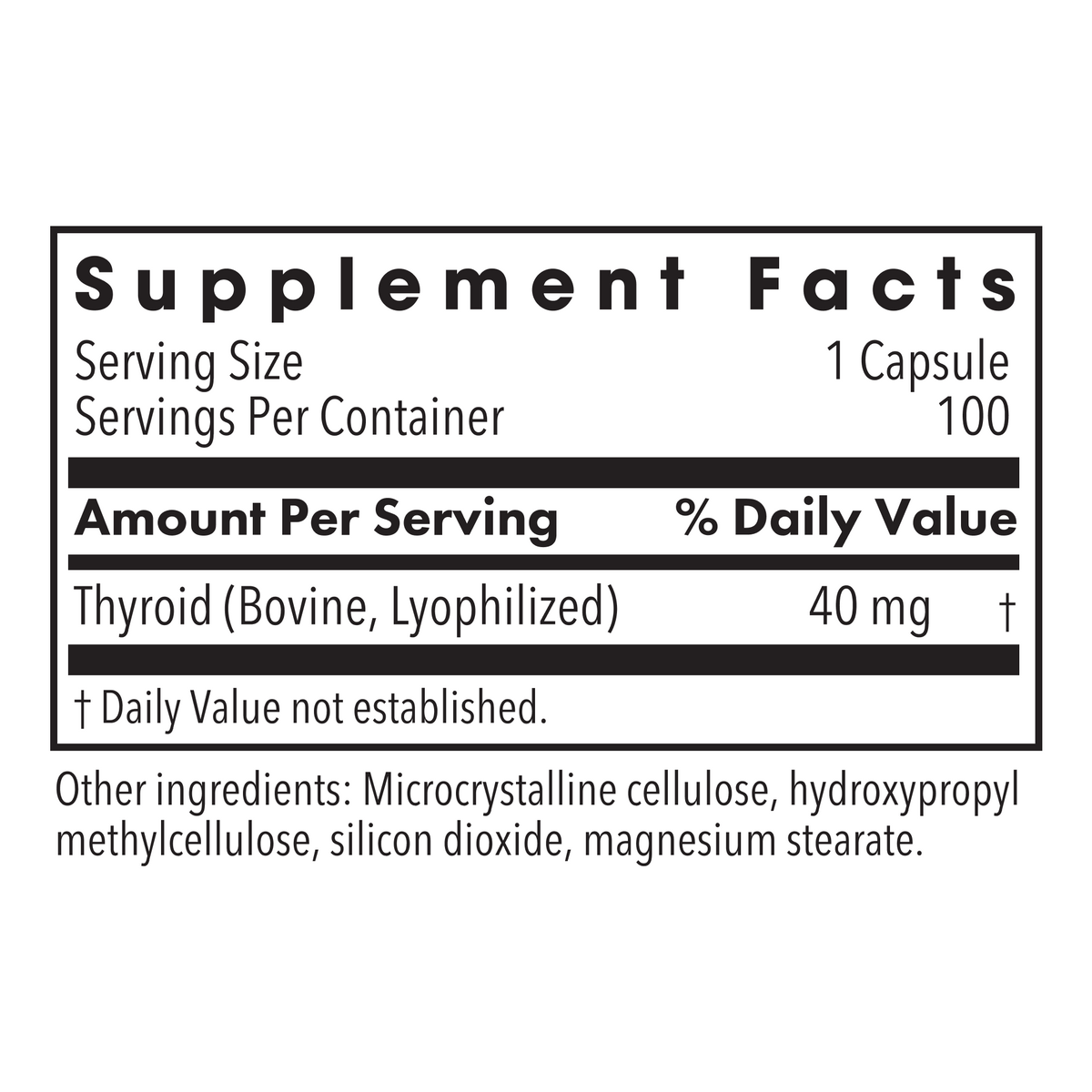 Thyroid Natural Glandular