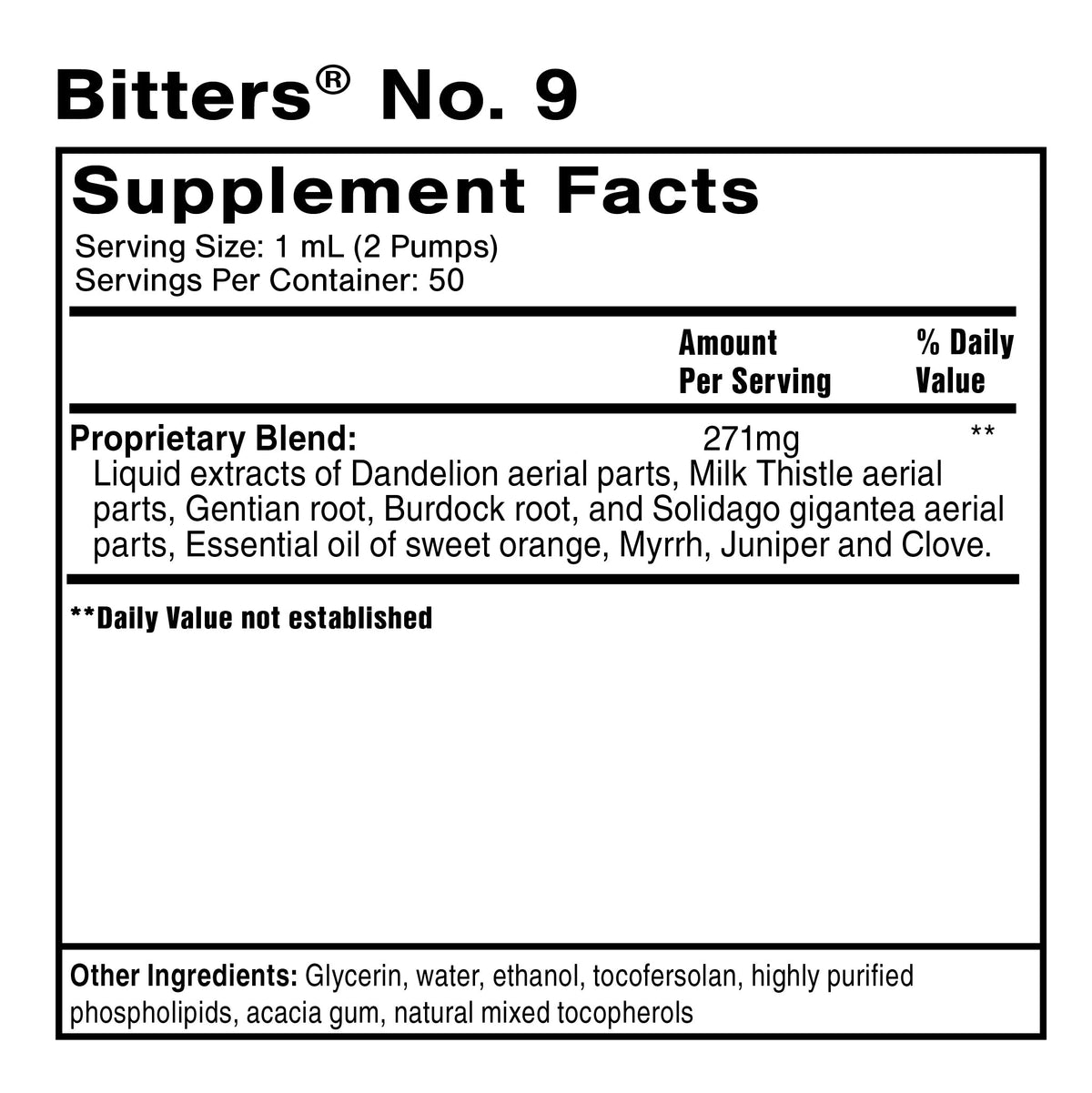 Dr. Shade's Bitters #9