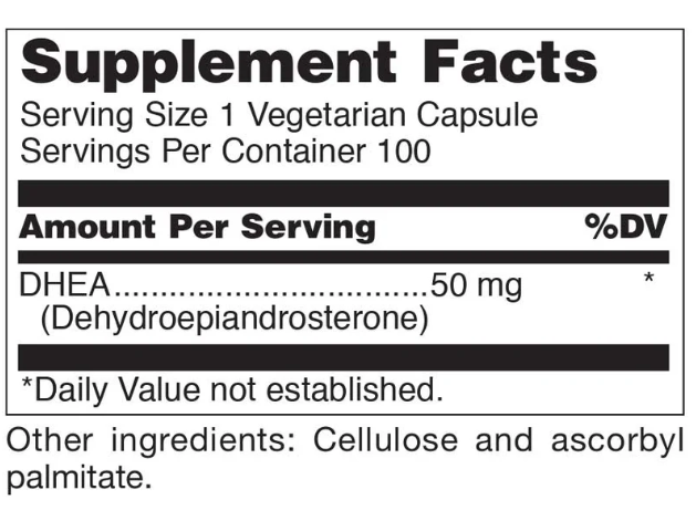 DHEA 50MG (Micronized)