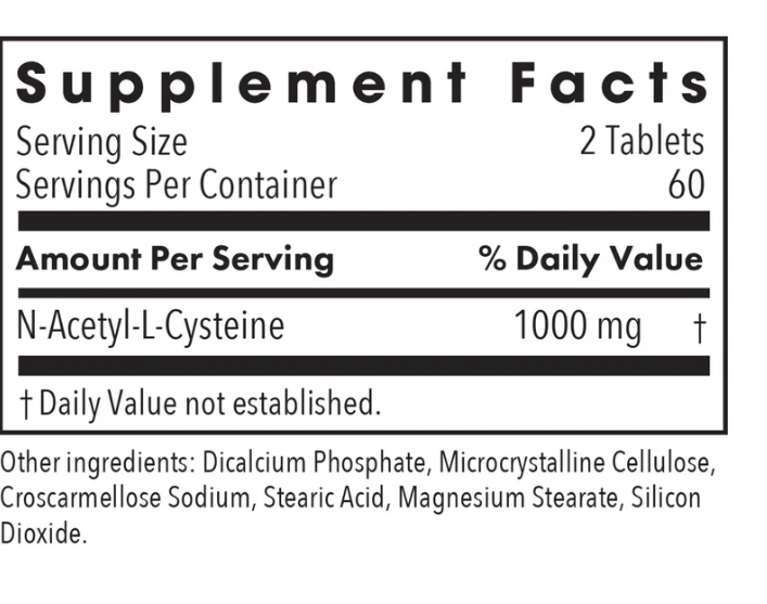 NAC N-Acetyl-L-Cysteine