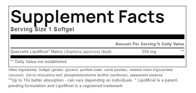 Quercetin LipoMicel Matrix