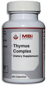 MBi Nutraceuticals Thymus Complex Glandular Tissue Concentrate 180 Capsules