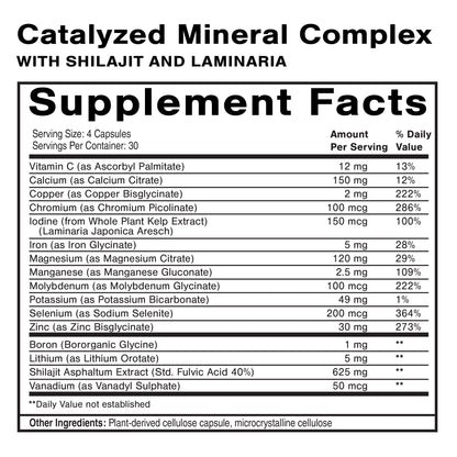 Quicksilver Catalyzed Mineral Complex (120 caps)