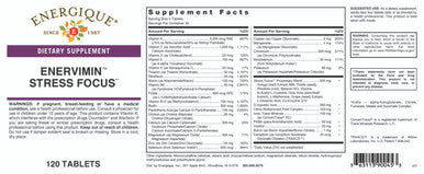 Energique ENERVIMIN STRESS (was Fatigue) FCS 120 Tablets