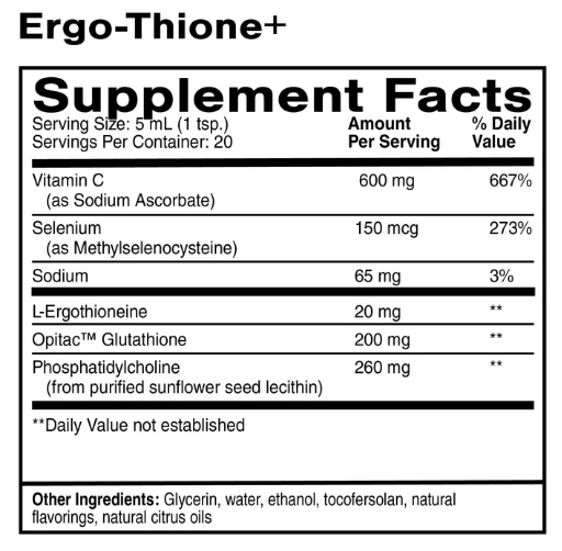 Quicksilver Ergo-Thione+ Catalyzed Free Radical Quencher (COLD SHIP)