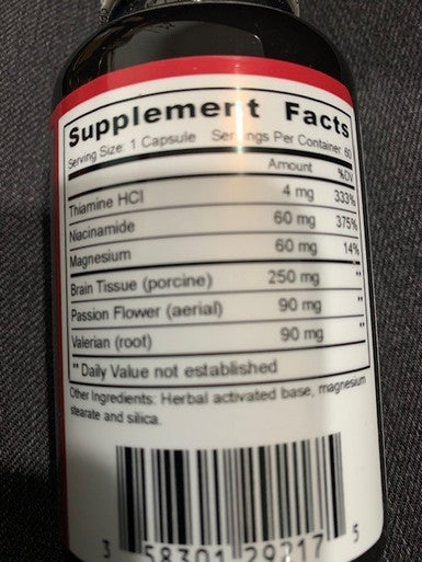 MBi Nutraceuticals Neuron Complex Glandular Tissue Concentrate 60 Capsules