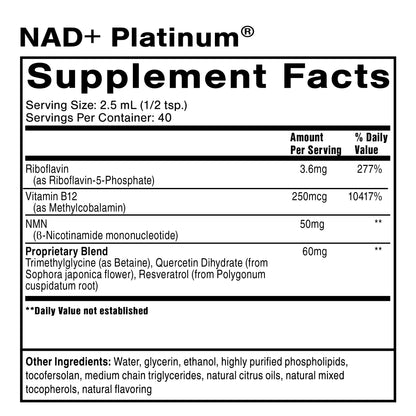 NAD+PLATNIUM (COLD SHIP)