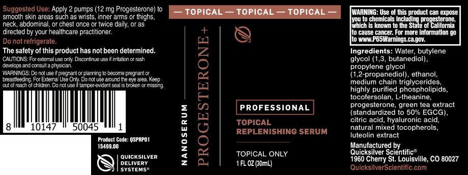 Quicksilver Progesterone Peace Serum