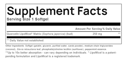 Quercetin LipoMicel Matrix