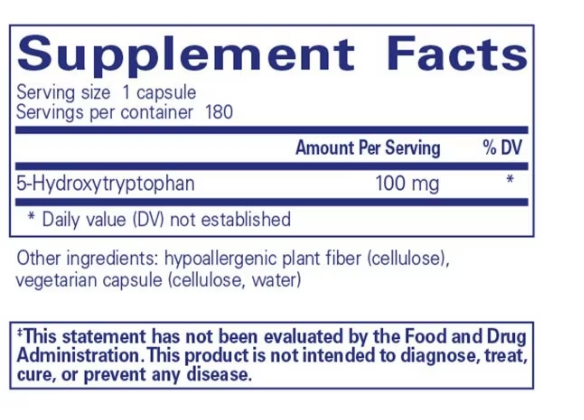 5-HTP 100Mg (180 Capsules)