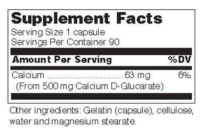 Calcium D-Glucarate 90 caps